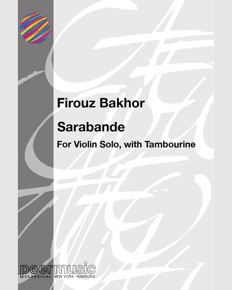 Sarabande, op. 37 — Firouz Bakhor