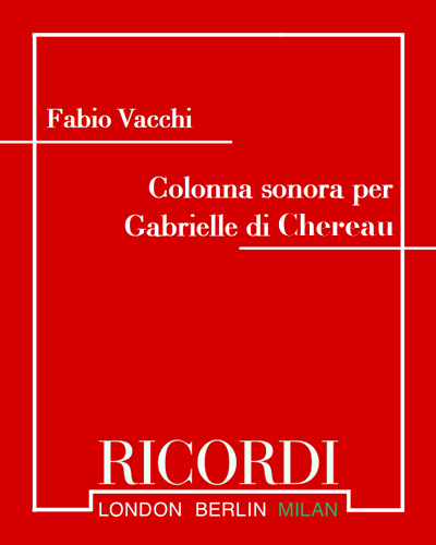 Colonna sonora per Gabrielle di Chereau — Fabio Vacchi
