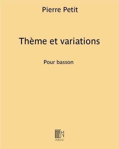 Thème et variations — Pierre Petit