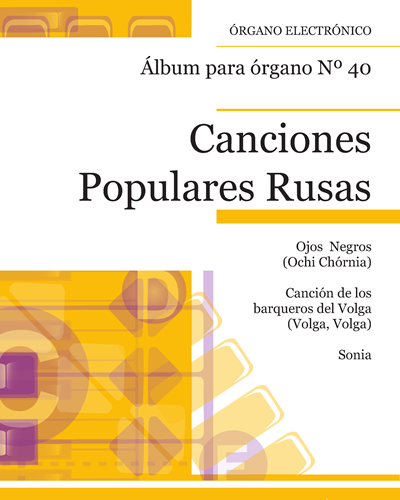 Organ Album No. 40: Russian Folk Songs — Constanza Suárez