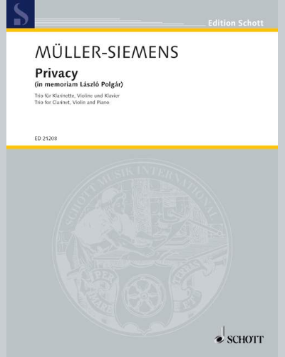 Privacy — Detlev Müller-Siemens