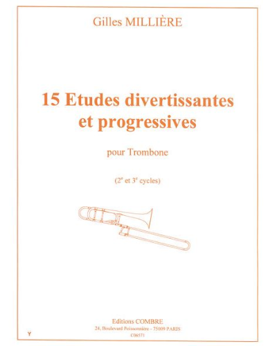 Quinze etudes divertissantes et progressives — Gilles Milliere