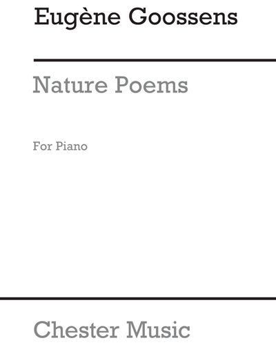 Nature Poems for Piano, op. 25 — Eugene Goossens