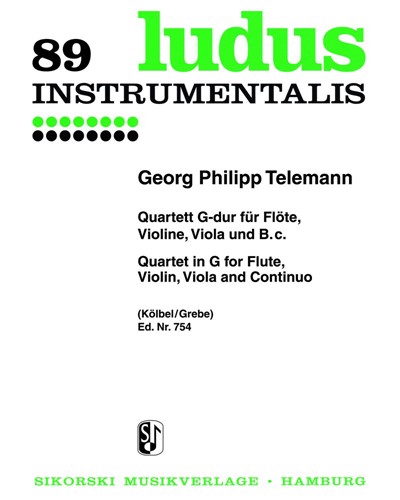 Quartet in G major — 泰勒曼