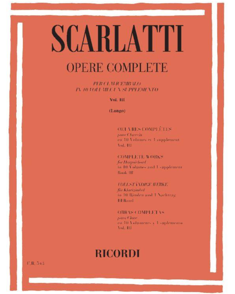 Complete Keyboard Works, Vol. 3 — 斯卡拉蒂
