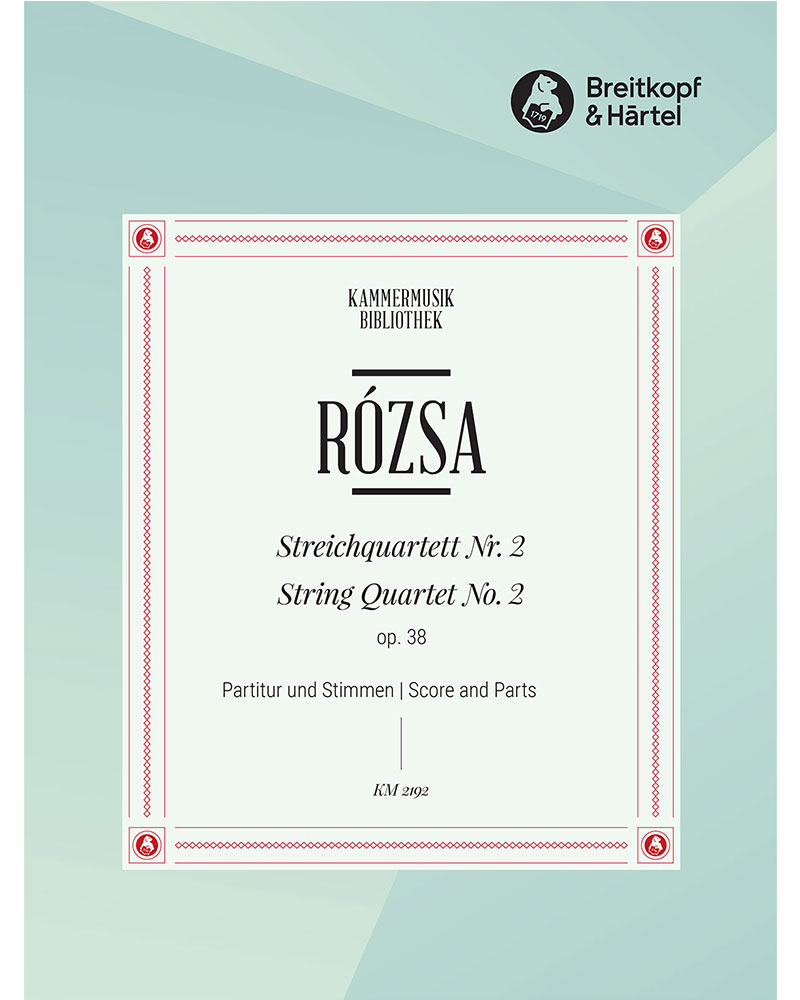 String Quartet No. 2 Op. 38 — 罗饶