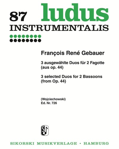 Three Selected Duos, op. 44 — François-René Gebauer