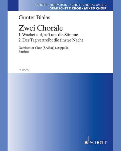 Zwei Choraele — Guenter Bialas