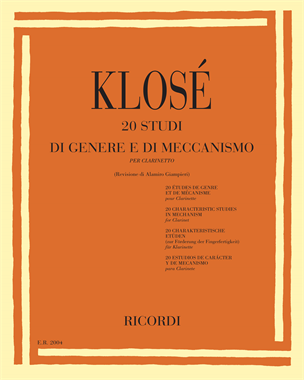 20 studi di genere e di meccanismo — Giacinto Elionoro Klosé