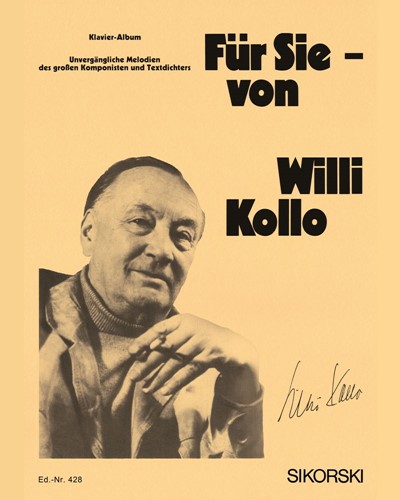 Für Sie - von Willi Kollo — Willi Kollo