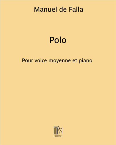Polo (Extract No. 7 from 'Siete canciones populares españolas') — 法雅