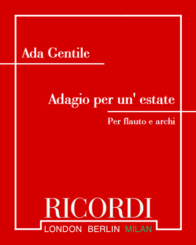 Adagio per un' estate — Ada Gentile