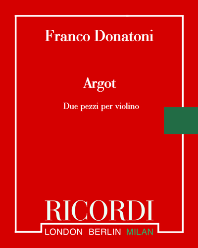 Argot — 弗兰科·多纳托尼