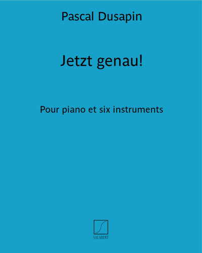 Jetzt genau! — 帕斯卡尔·迪萨潘