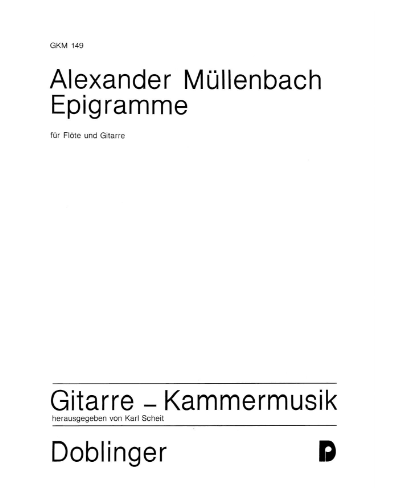 Epigramme — Alexander Müllenbach