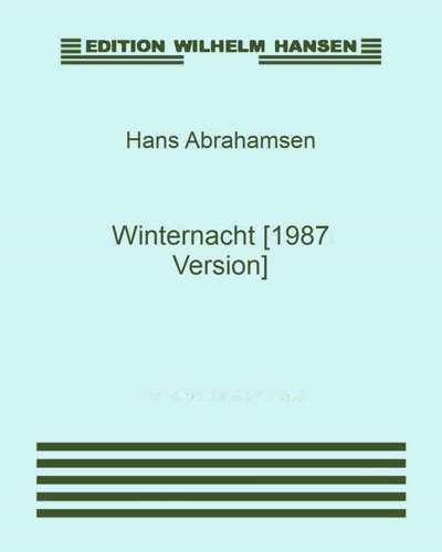 Winternacht [1987 Version] — 汉斯·亚伯拉罕森