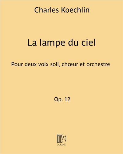 La lampe du ciel, op. 12 — 夏尔·凯什兰