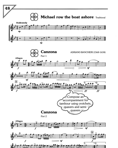 'Michael Row the Boat Ashore' & 'Canzona' — Adriano Banchieri