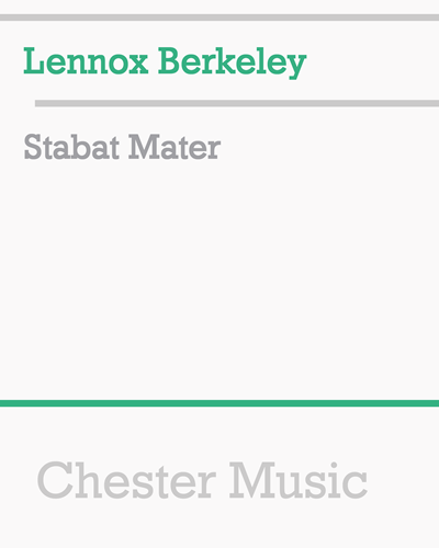Stabat Mater — 伦诺克斯·伯克利