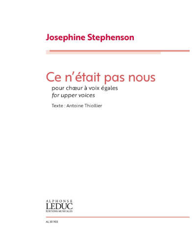 Ce n'était pas nous — Josephine Stephenson
