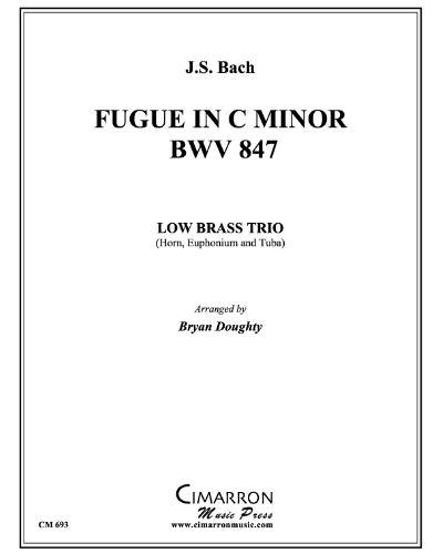 Fugue in C minor, BWV 847 — 巴赫