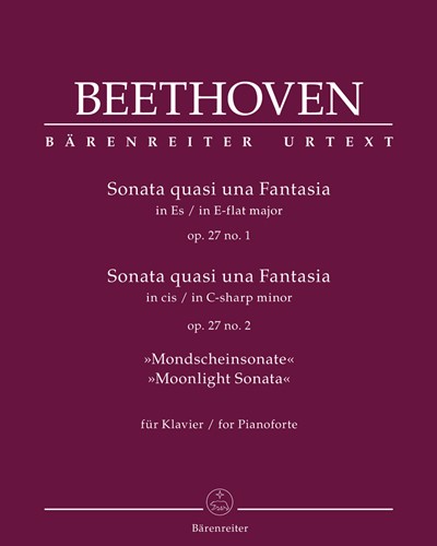 Sonata Quasi Una Fantasia, op. 27 'Moonlight Sonata' — 贝多芬