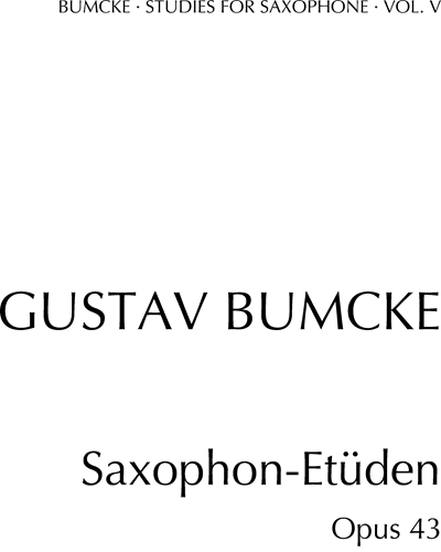 Studies, op. 43: Vol. 5 — Gustav Bumcke