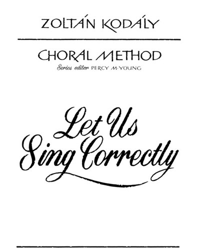 Choral Method, Vol. 3 — 柯达伊