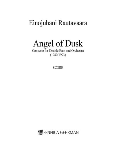Angel of Dusk [Version for Orchestra] — 劳塔瓦拉