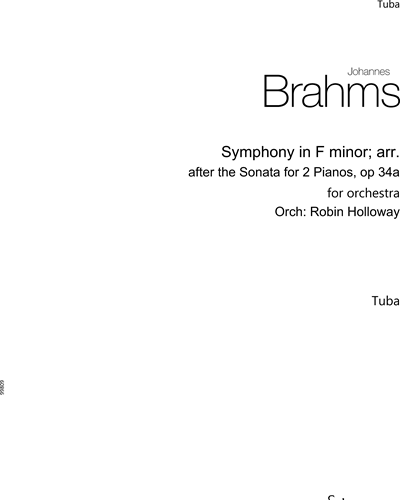 Symphony in F minor — 勃拉姆斯
