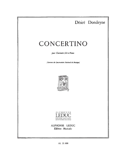 Concertino — Désiré Dondeyne