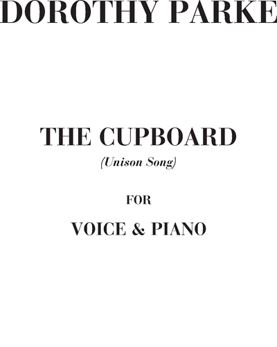The cupboard — Dorothy Parke