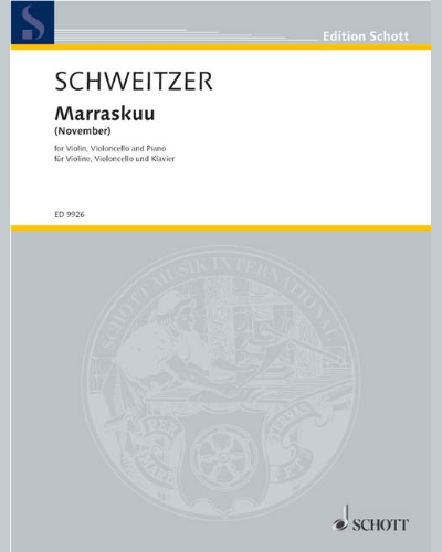 Marraskuu — Benjamin Schweitzer