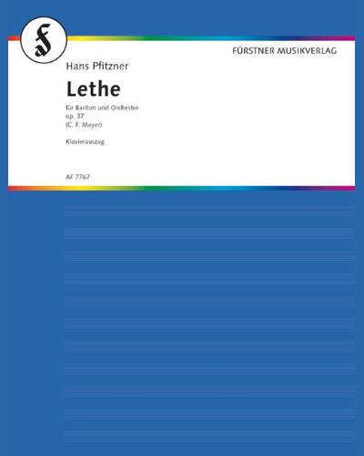 Lethe, op. 37 — 普菲茨纳
