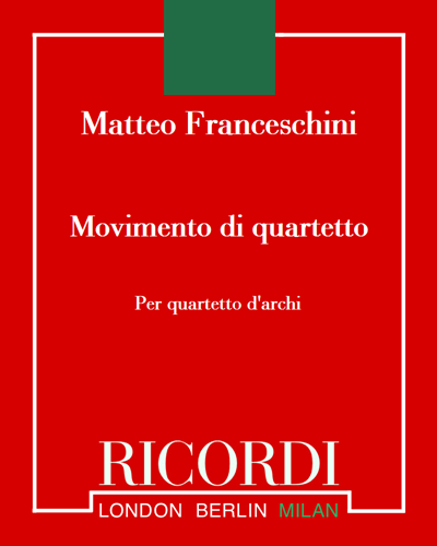 Movimento di quartetto — Matteo Franceschini