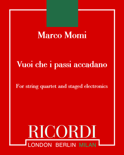 Vuoi che i passi accadano — Marco Momi