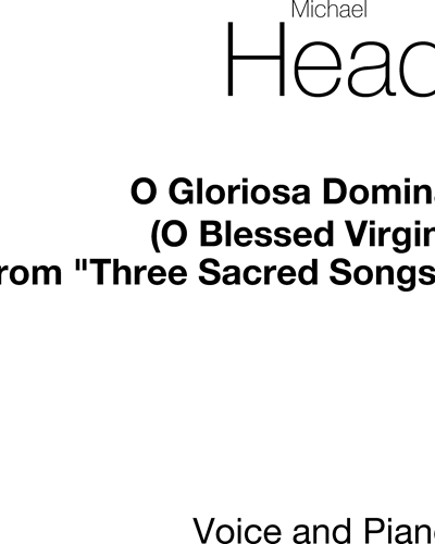 O Gloriosa Domina — Michael Head