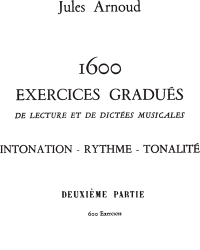 1600 Exercices Gradués Vol. 2 — Jules Arnoud