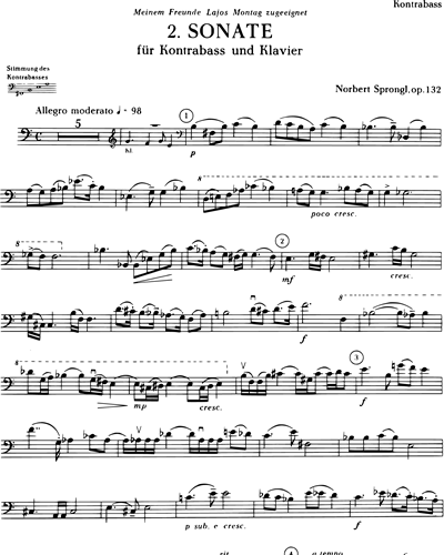 Sonata No. 2, op. 132 — Norbert Sprongl