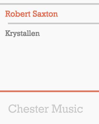 Krystallen — Robert Saxton