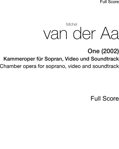 One (2002) — Michel van der Aa