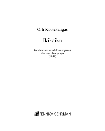 Ikikaiku (Eternal Echo) — Olli Kortekangas