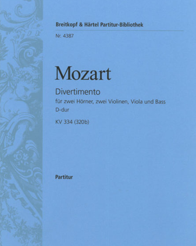 Divertimento in D major, K. 334 (320b) — 莫扎特