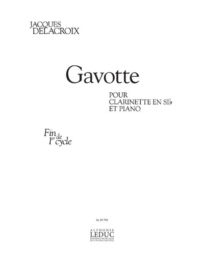 Gavotte — Jacques Delacroix