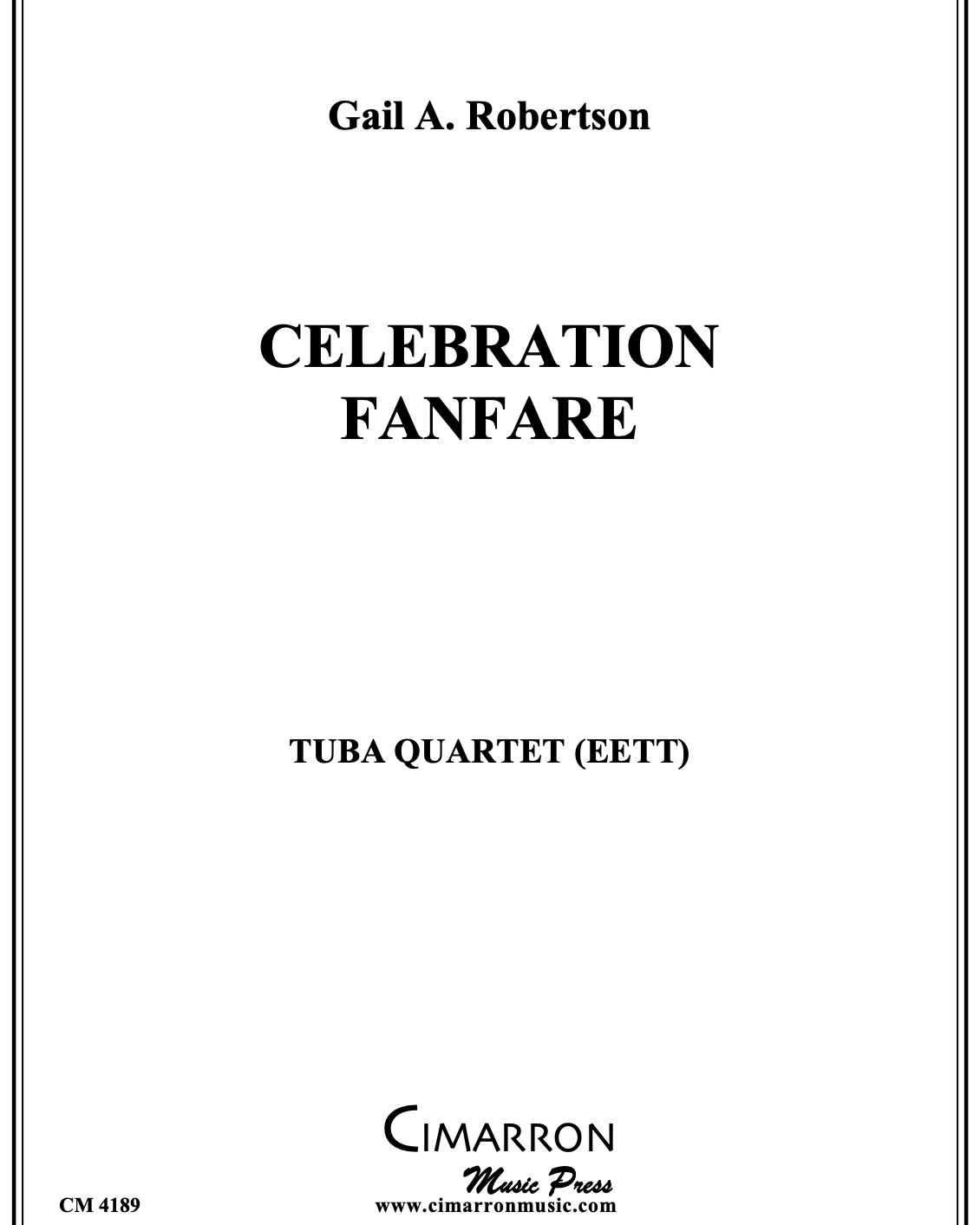 Celebration Fanfare — Gail Robertson