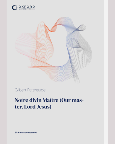 Notre divin Maître (Our master, Lord Jesus) — Gilbert Patenaude