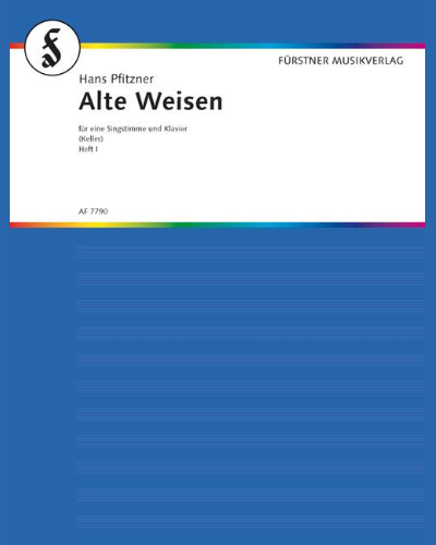 Alte Weisen, op. 33 — 普菲茨纳