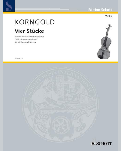 Vier Stücke, op. 11 — 科恩戈尔德