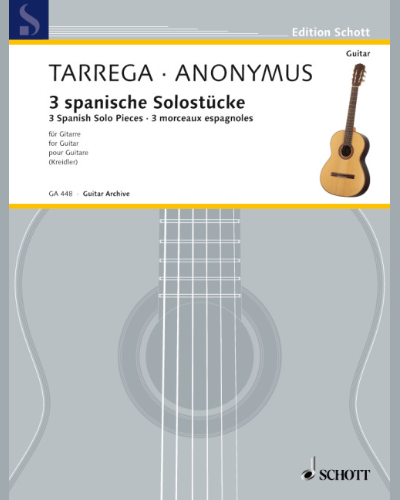 Three Spanish solo pieces — 塔雷加