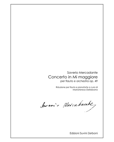 Concerto in E major, op. 49 — 梅尔卡丹特